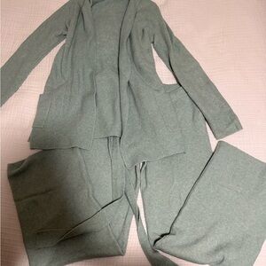 J. Crew Mint Blue Green Knit Set